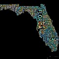 Florida Word Art Map